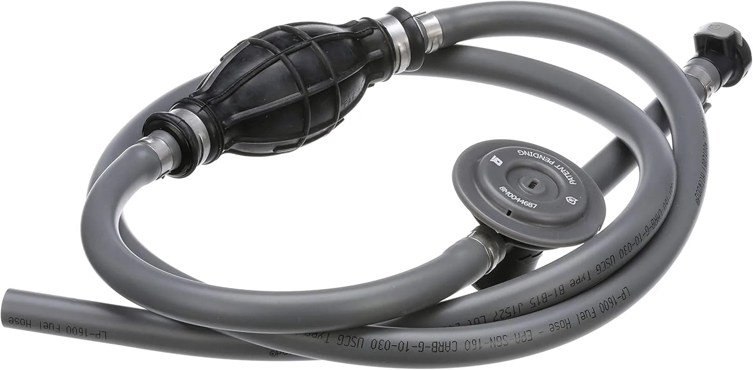 Attwood (93806UUSD7) 3/8" x 6' Fuel Line Kit with Fuel Demand Valve