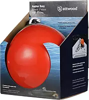 Attwood 9350-4 Anchor Buoy, 9 Inches Long, Heavy-Duty Marine-Grade Vinyl, Built-In UV Inhibitors, MicroGuard® Mold Protection