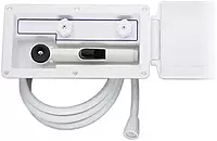 Attwood 4131-4 Aft-Deck Hot and Cold Freshwater Exterior Boat Shower Box Kit