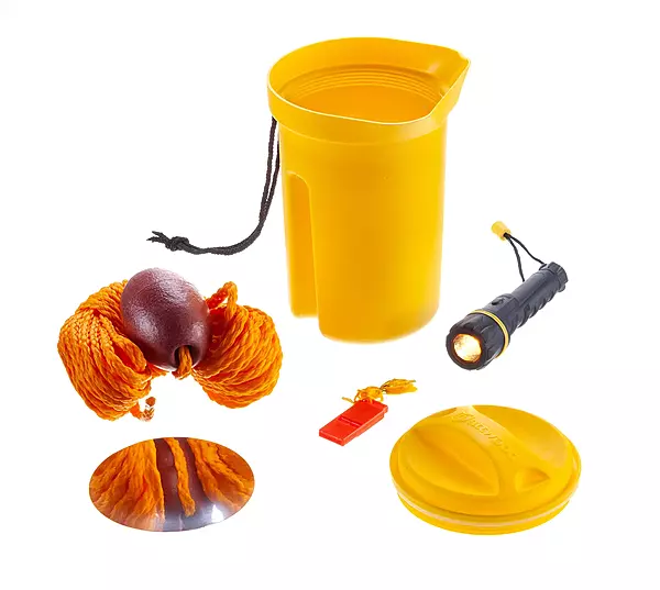 attwood Bailer Safety Kit - Flashlight Whistle Bailer & Line Bailer Safety Kit 11830-2 - Flashlight Whistle Bailer & Line