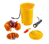attwood Bailer Safety Kit - Flashlight Whistle Bailer & Line Bailer Safety Kit 11830-2 - Flashlight Whistle Bailer & Line