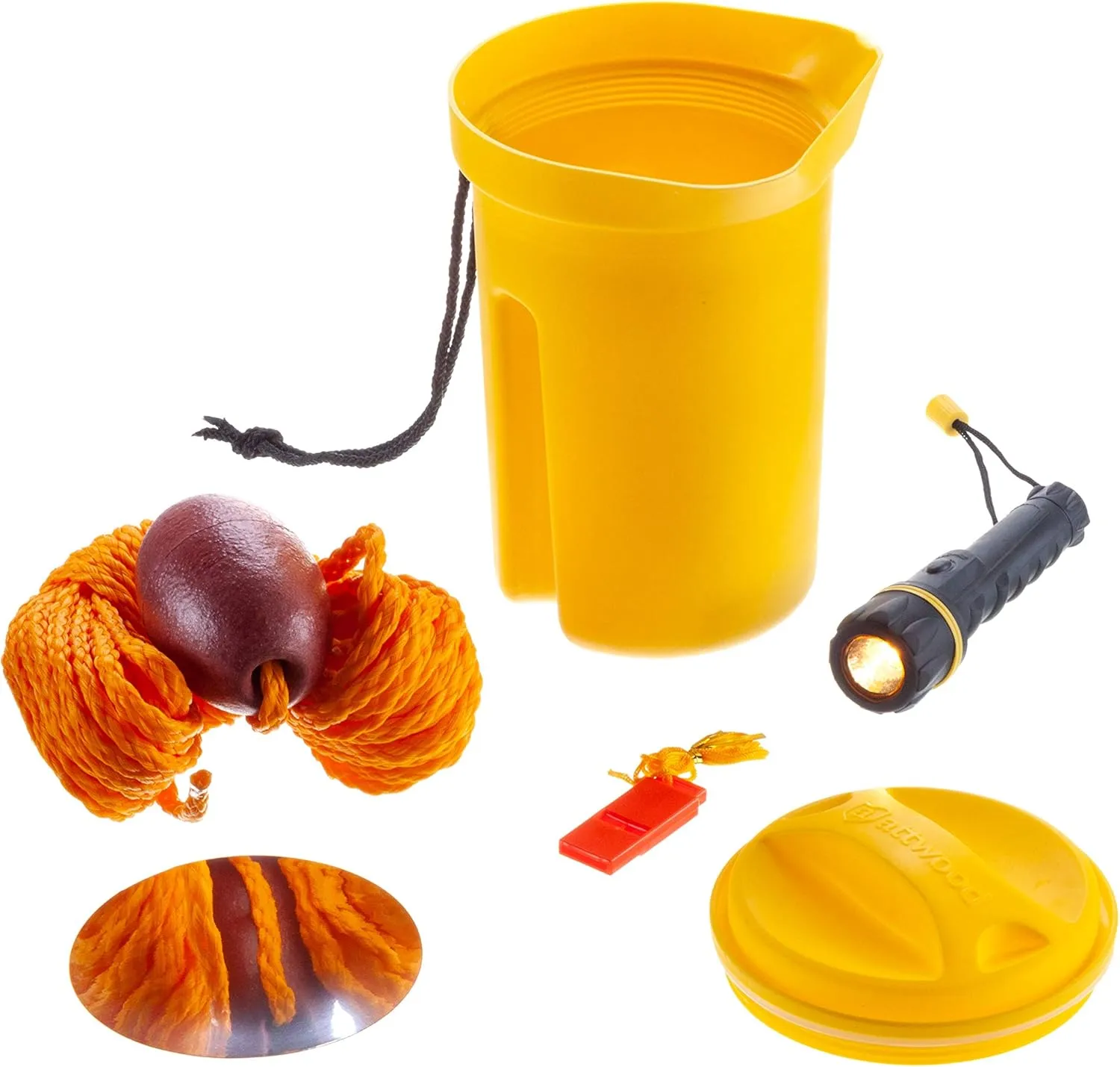 attwood Bailer Safety Kit - Flashlight Whistle Bailer & Line Bailer Safety Kit 11830-2 - Flashlight Whistle Bailer & Line