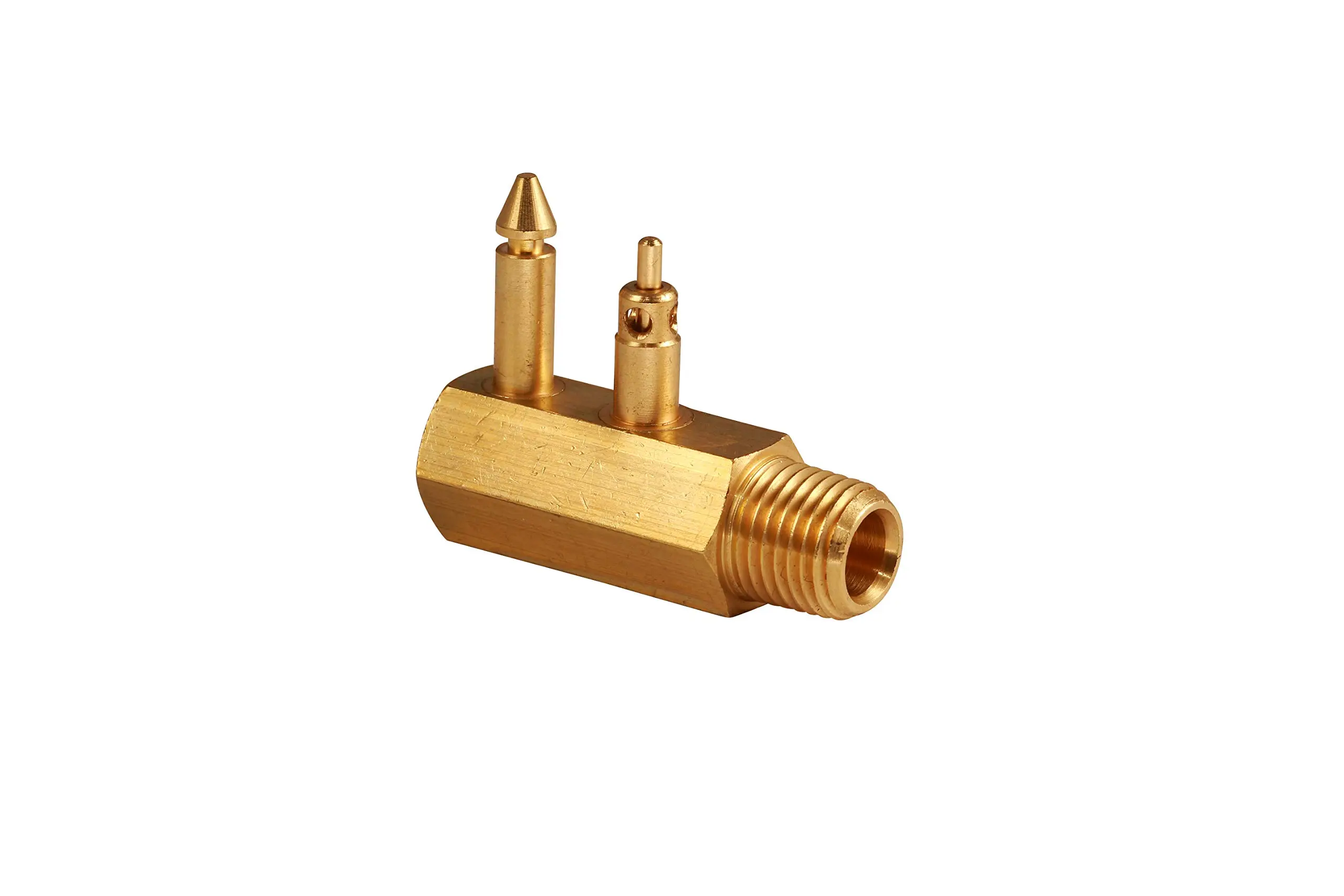 Attwood 8883-6 Brass Quick-Connect Tank Fitting - 1/4" NPT (Johnson/Evinrude/OMC)