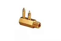 Attwood 8883-6 Brass Quick-Connect Tank Fitting - 1/4" NPT (Johnson/Evinrude/OMC)