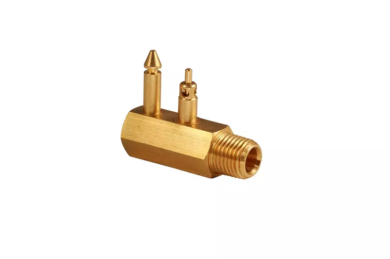 Attwood 8883-6 Brass Quick-Connect Tank Fitting - 1/4" NPT (Johnson/Evinrude/OMC)