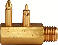 Attwood 8883-6 Brass Quick-Connect Tank Fitting - 1/4" NPT (Johnson/Evinrude/OMC)