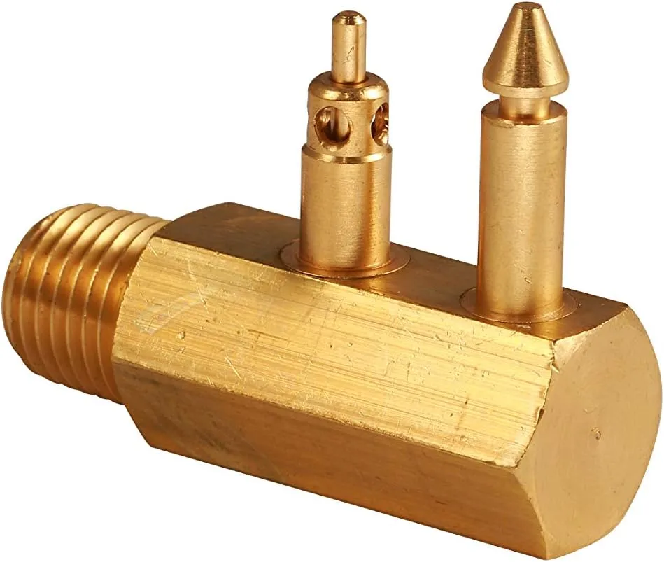 Attwood 8883-6 Brass Quick-Connect Tank Fitting - 1/4" NPT (Johnson/Evinrude/OMC)