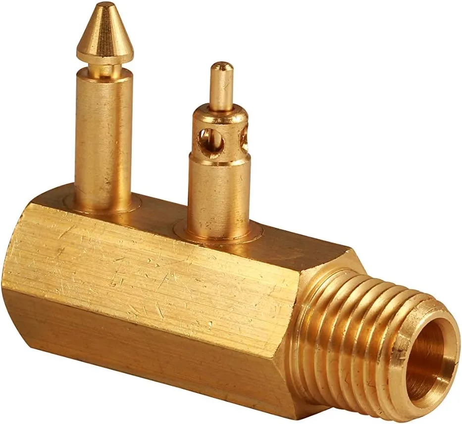 Attwood 8883-6 Brass Quick-Connect Tank Fitting - 1/4" NPT (Johnson/Evinrude/OMC)