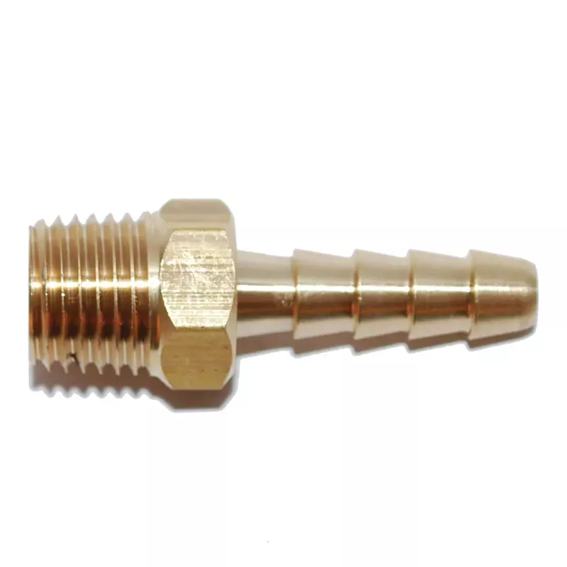 Attwood Universal Brass Fuel Hose Fitting - 1/4" NPT x 3/8" Barb