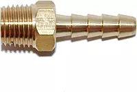 Attwood Universal Brass Fuel Hose Fitting - 1/4" NPT x 3/8" Barb