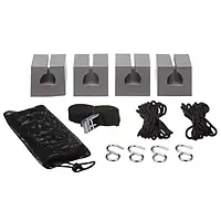 Attwood Car-Top Carrier Kit with Foam Blocks, Straps and Rope