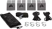 Attwood Car-Top Carrier Kit with Foam Blocks, Straps and Rope