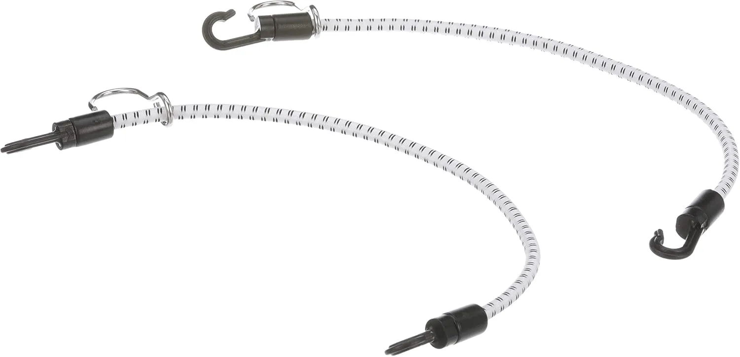 Attwood 14137-7 Cooler Mounting Kit, 4 Corner Pieces, 2 Quick-Connect Stretch Straps, Corrosion-Resistant