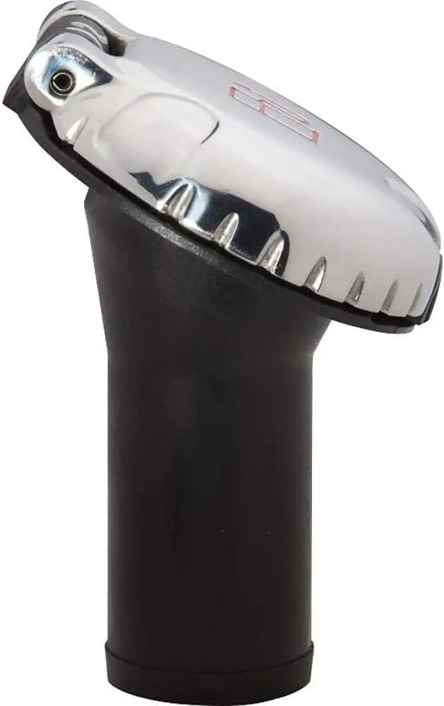 Attwood Deck Fill f/Carbon Canister System - Angled Body & Scalloped Stainless Steel Cap