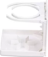 Attwood Fold-Up Drink Holder - Dual Ring - White