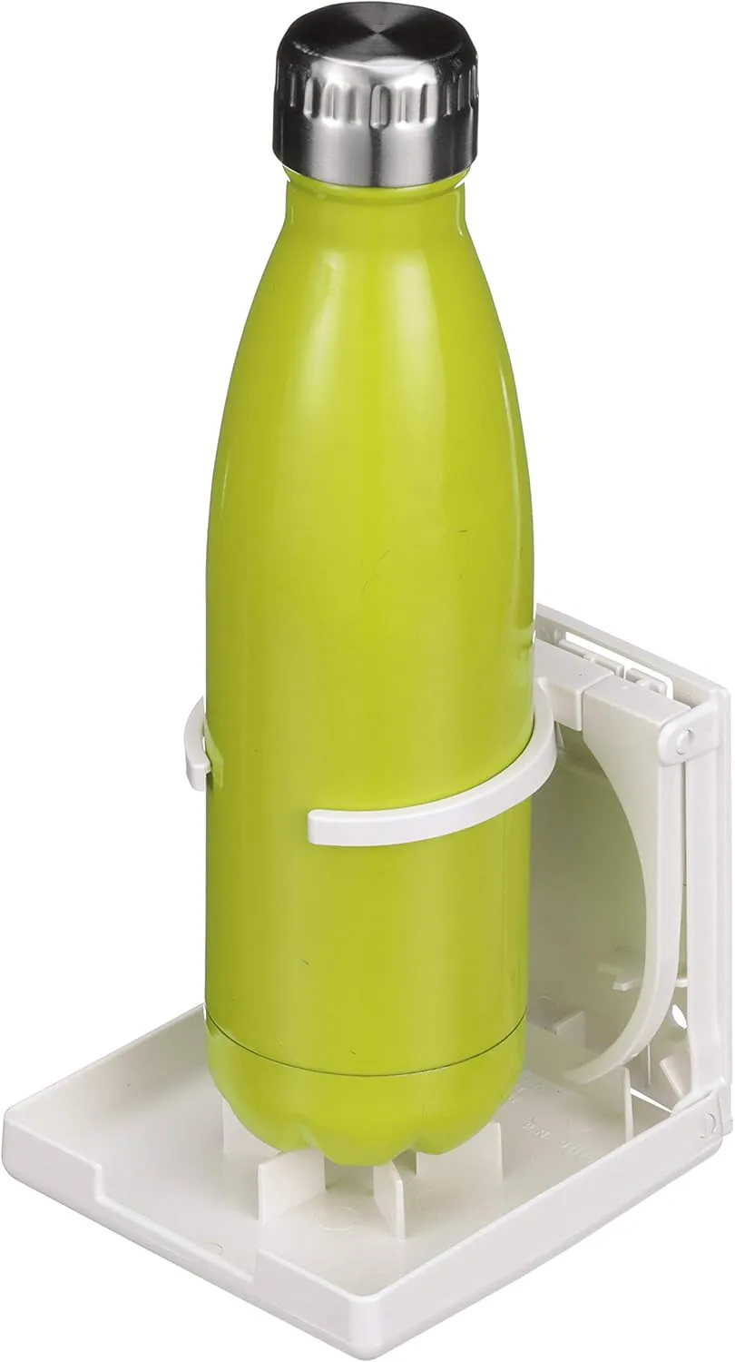 Attwood Fold-Up Drink Holder - Dual Ring - White