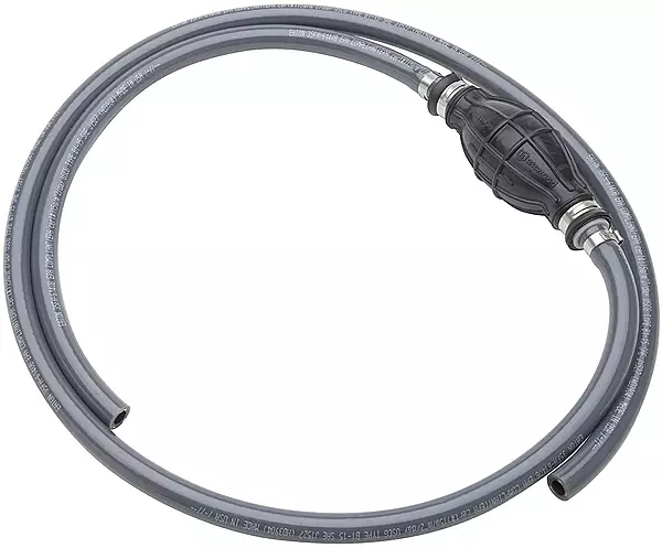 Attwood 93806ULP7 Universal Marine Fuel Line Kit No Fittings, EPA Compliant, Primer Bulb Included, 3/8" x 6 ft Long