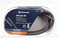 Attwood 951606ULP7 Universal Fuel Line Kit, 6 Feet Long, 5/16-Inch Diameter, Multi-Layer Low-Permeation Primer Bulb