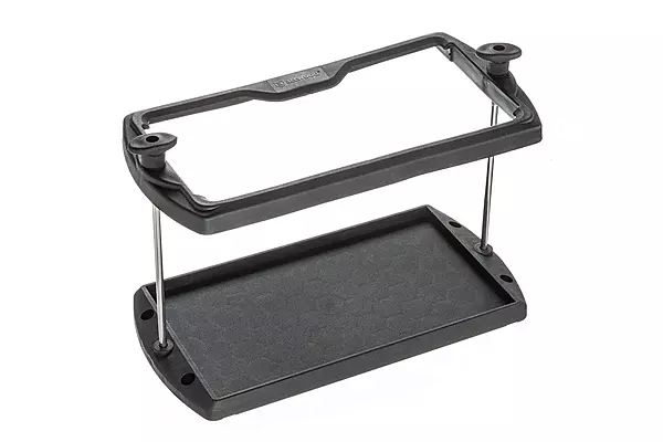Attwood 9095-5 USCG-Approved 27 Series Heavy Duty Adjustable Hold-Down Marine Boat Battery Tray, Black One Size