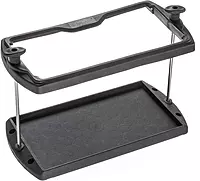 Attwood 9095-5 USCG-Approved 27 Series Heavy Duty Adjustable Hold-Down Marine Boat Battery Tray, Black One Size