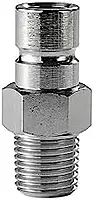 Attwood Honda Fuel Male Tank Fitting, 1/4-Inch, Silver - 90HP+