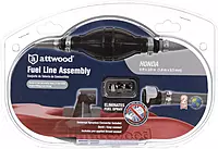 Attwood 93806HUS7 Honda Fuel Line Kit, 6 Feet Long, 3/8-Inch Diameter, Multi-Layer Low-Permeation Primer Bulb