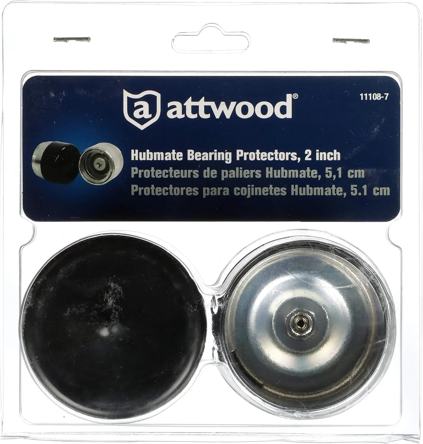 Attwood 11107-7 HubMate Wheel Bearing Protectors and Covers 1.98" Outer Hub I.D.
