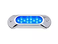 Attwood 65UW12B-7 Lightarmor Ultra-Bright 12-LED 1,650 Lumen Underwater Light, Sapphire Blue