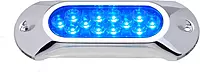 Attwood 65UW12B-7 Lightarmor Ultra-Bright 12-LED 1,650 Lumen Underwater Light, Sapphire Blue
