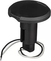 Attwood LightArmor Plug-In Base - 2 Pin - Black - Round