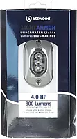 Attwood 65UW03W-7 Light Armor LED Underwater Light, Stainless Steel Bezel White Light