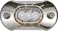 Attwood 65UW03W-7 Light Armor LED Underwater Light, Stainless Steel Bezel White Light