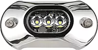 Attwood 65UW03W-7 Light Armor LED Underwater Light, Stainless Steel Bezel White Light