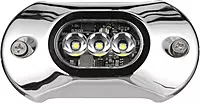 Attwood 65UW03W-7 Light Armor LED Underwater Light, Stainless Steel Bezel White Light