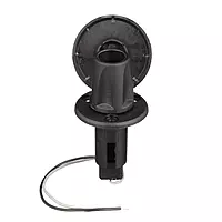 Attwood 910R2PSB-7 LightArmor™ 910R Series Round Plug-in Light Base — for All-Around Pole Light, 2-Pin