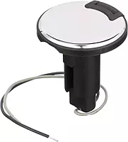 Attwood 910R2PSB-7 LightArmor™ 910R Series Round Plug-in Light Base — for All-Around Pole Light, 2-Pin