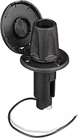 Attwood 910R2PSB-7 LightArmor™ 910R Series Round Plug-in Light Base — for All-Around Pole Light, 2-Pin