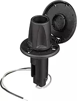 Attwood 910R2PSB-7 LightArmor™ 910R Series Round Plug-in Light Base — for All-Around Pole Light, 2-Pin