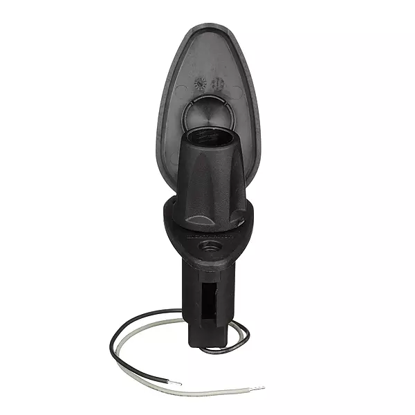 Attwood 910T2PB-7 LightArmor™ 910R Series Teardrop Plug-in Light Base — for All-Around Pole Light, 2-Pin