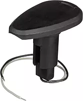 Attwood 910T2PB-7 LightArmor™ 910R Series Teardrop Plug-in Light Base — for All-Around Pole Light, 2-Pin