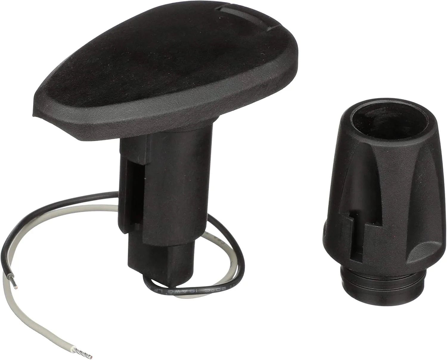 Attwood 910T2PB-7 LightArmor™ 910R Series Teardrop Plug-in Light Base — for All-Around Pole Light, 2-Pin