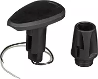 Attwood 910T2PB-7 LightArmor™ 910R Series Teardrop Plug-in Light Base — for All-Around Pole Light, 2-Pin