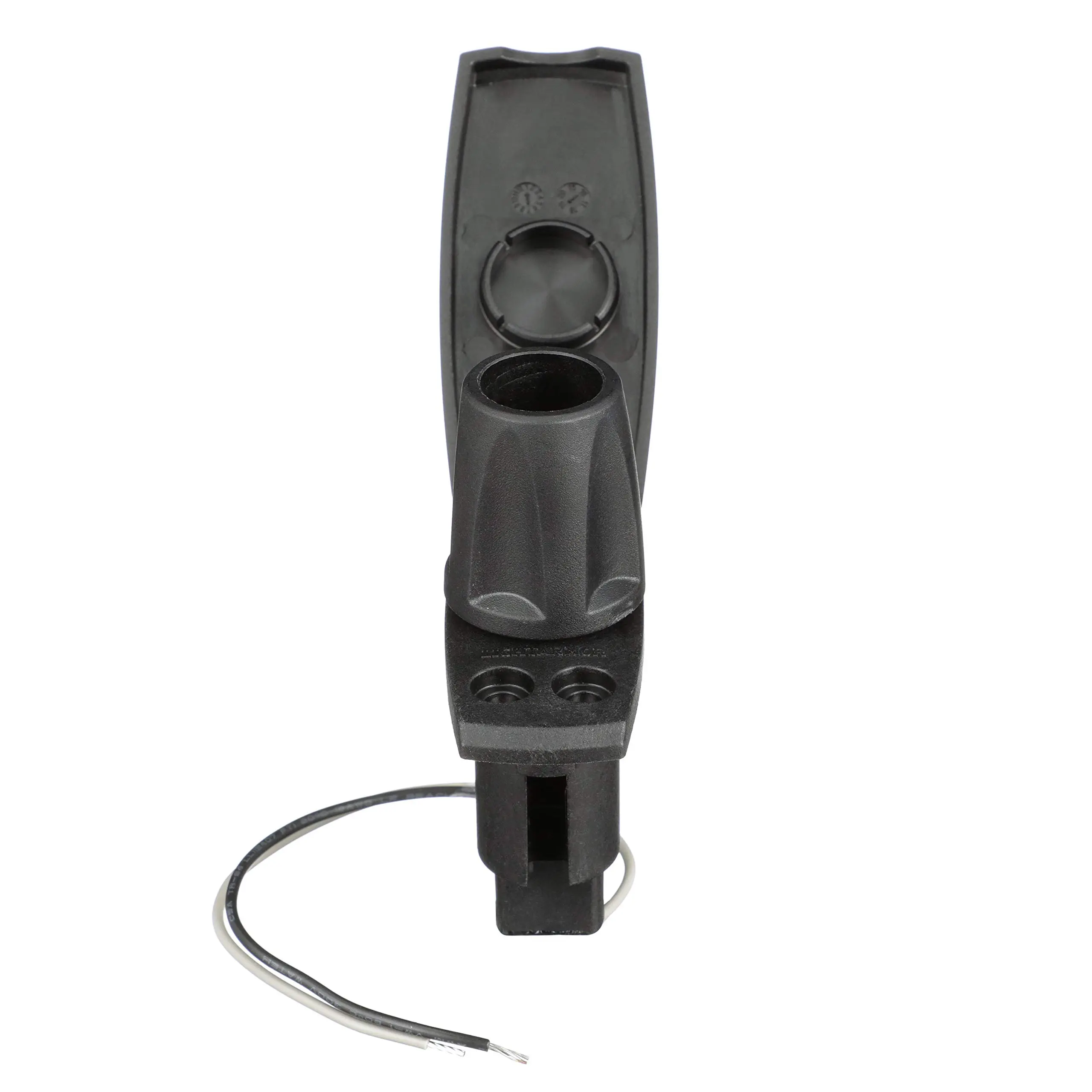 Attwood 910V2PB-7 LightArmor™ 910V Series Rectangle Plug-In Light Base — for All-Around Pole Light, 2-Pin