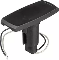 Attwood 910V2PB-7 LightArmor™ 910V Series Rectangle Plug-In Light Base — for All-Around Pole Light, 2-Pin