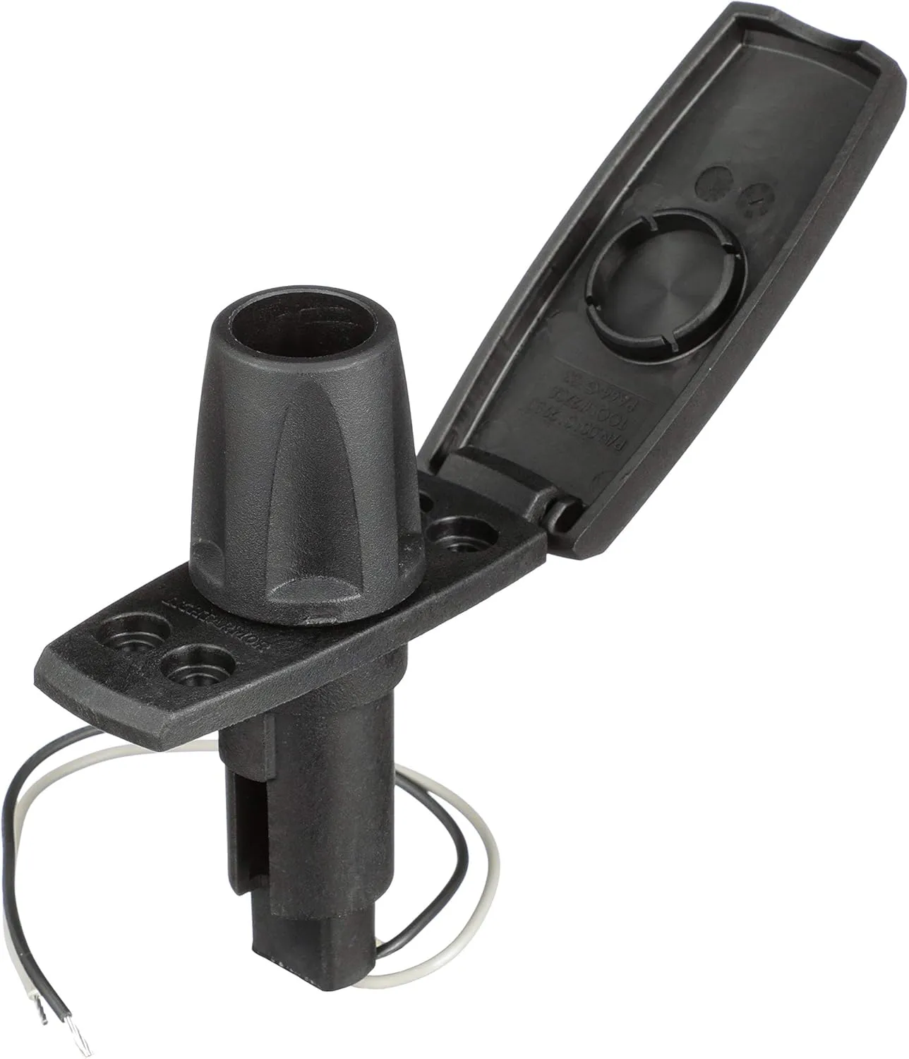Attwood 910V2PB-7 LightArmor™ 910V Series Rectangle Plug-In Light Base — for All-Around Pole Light, 2-Pin