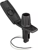 Attwood 910V2PB-7 LightArmor™ 910V Series Rectangle Plug-In Light Base — for All-Around Pole Light, 2-Pin