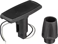 Attwood 910V2PB-7 LightArmor™ 910V Series Rectangle Plug-In Light Base — for All-Around Pole Light, 2-Pin