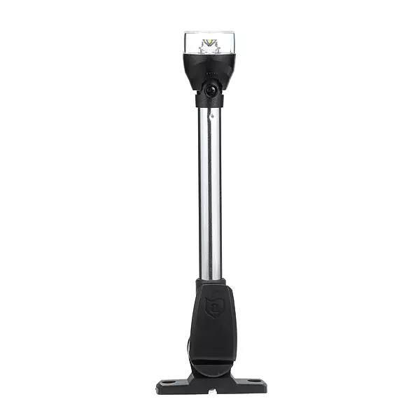 Attwood 5557-PV12A7 LightArmor All-Round LED Fold-Down Navigation Light, 12-Inch, Black Base
