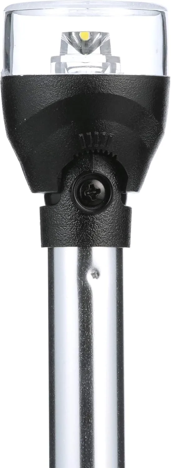 Attwood 5557-PV12A7 LightArmor All-Round LED Fold-Down Navigation Light, 12-Inch, Black Base
