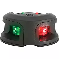 Attwood LightArmor Bow Mount Navigation Light - Composite Black - Bi-Color - 2NM